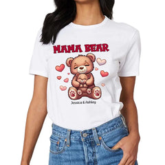 Cute Grandma Bear Mama Bear Personalized Shirt