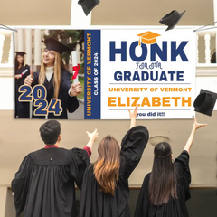 Personalized Honk Graduation Banner,You Did It