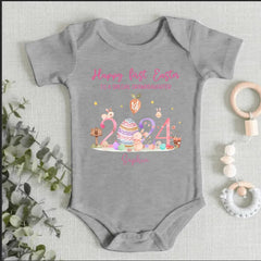 Personalized Baby Onesie - First Easter For Baby Boy/Girl