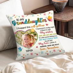 Custom Photo You'll Feel My Love - Family Personalized Custom Pillow - Gift For Family Members