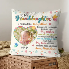 Custom Photo You'll Feel My Love - Family Personalized Custom Pillow - Gift For Family Members