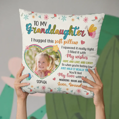 Custom Photo You'll Feel My Love - Family Personalized Custom Pillow - Gift For Family Members