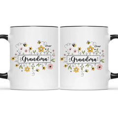 Family Personalized Custom Mug - Gift For Mom, Grandma