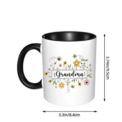 Family Personalized Custom Mug - Gift For Mom, Grandma