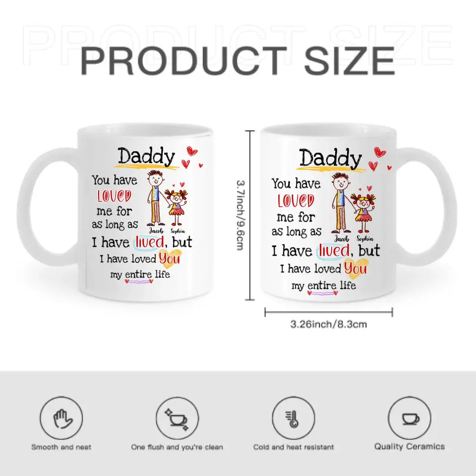Gift For Dad I Have Loved You My Entire Life Mug