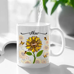 First Mom Now Grandma - Gift For Mothers, Grandmas - Personalized Mug