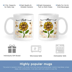 First Mom Now Grandma - Gift For Mothers, Grandmas - Personalized Mug