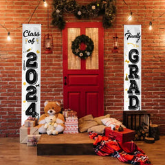 Personalized Graduation Door Banner - Finally Grad, Custom Name