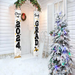 Personalized Graduation Door Banner - Finally Grad, Custom Name