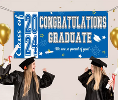 Personalized Banner Class of 2024 - Congratulations Graduate