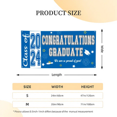 Personalized Banner Class of 2024 - Congratulations Graduate