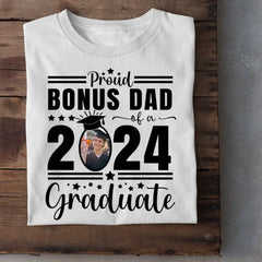 Personalized Proud Graduate Shirt, Custom Photo Cap