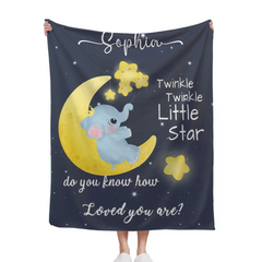 Personalized Baby Blanket - Do You Know How Loved To You