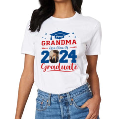 Personalized Class of 2024 Proud Graduate Shirt, Custom Photo