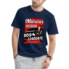 Graduation Shirt Custom Photo Congrats 2024