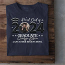 Personalized T-shirt - Graduation Keepsake Gift - Balloon Style Proud Mom Dad Of A 2024 Graduate Photo - Joliny