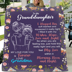 Granddaughter's And Grandson's Gift-Sweet Words Blanket