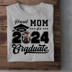 Personalized Graduation 2024 ShirtsProud Family Graduate 2024 GraduatePictureand Photo Class Of 2024 SeniorFamily Shirt copy