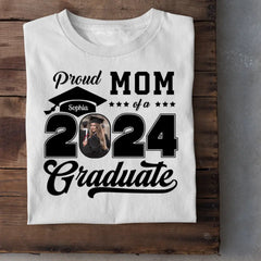 Personalized Graduation 2024 ShirtsProud Family Graduate 2024 GraduatePictureand Photo Class Of 2024 SeniorFamily Shirt copy