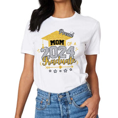 Mom Proud Mom of a Class of 2024 Graduate T Shirt