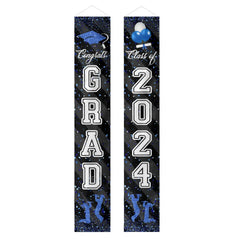 Custom Congrats Grad With Photo 3 Piece Set Graduation Banner, Graduation Gift