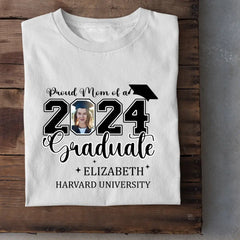 Class of 2024 Proud Mom and Dad Shirts, Graduation Gifts, Custom Photos