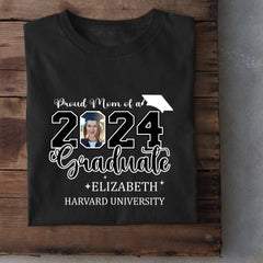 Class of 2024 Proud Mom and Dad Shirts, Graduation Gifts, Custom Photos