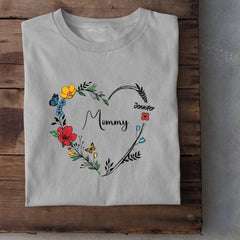 Family Personalized Unisex T-Shirt - Gift for Mom, Grandma