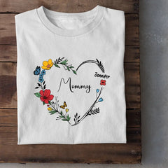 Family Personalized Unisex T-Shirt - Gift for Mom, Grandma