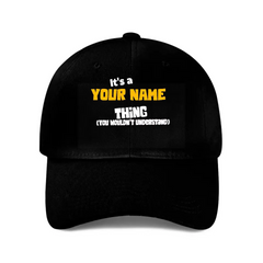 You won’t understand, customized name mesh cap baseball cap