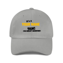 You won’t understand, customized name mesh cap baseball cap