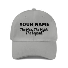 Man Myth Legend, Name Customized Baseball Cap Mesh Cap