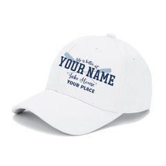 Lake view room baseball cap mesh cap