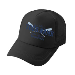 Lake view room baseball cap mesh cap