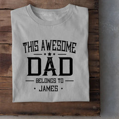 Personalized shirts, customized shirts with the names of loved ones, gifts for loved ones