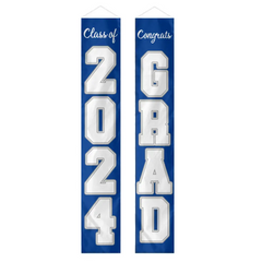 Customized Picture School Badge Congratulations to the Class of 2024 Door Banner