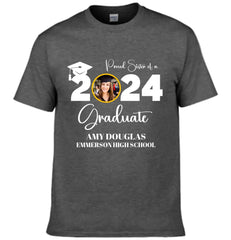 Custom Graduation Photo Shirt, Proud Mom Of A Graduate