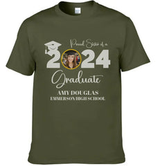 Custom Graduation Photo Shirt, Proud Mom Of A Graduate