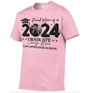 Personalized T-shirt - Graduation Keepsake Gift - Balloon Style Proud Mom Dad Of A 2024 Graduate Photo - Joliny