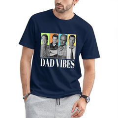 Personalized Dad Vibes Shirt-Customized Four Photos