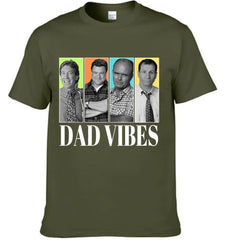 Personalized Dad Vibes Shirt-Customized Four Photos