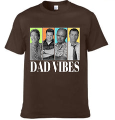 Personalized Dad Vibes Shirt-Customized Four Photos