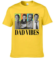 Personalized Dad Vibes Shirt-Customized Four Photos