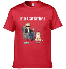 Best Cat Dad Ever - Cat Personalized Custom Unisex T-shirt - Father's Day, Gift For Pet Owners, Pet Lovers