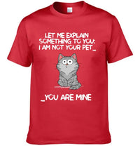 I‘m Not Your Pet Funny Expression Cat Personalized Shirt - Joliny
