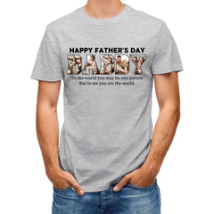 Customize DADDY Photo T-shirt, Happy Father’s Day