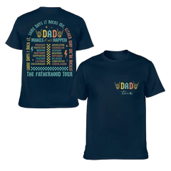 Fatherhood Tour T-Shirt, Sometimes I Rock It Sometimes It Rocks Me