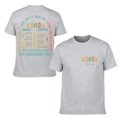 Fatherhood Tour T-Shirt, Sometimes I Rock It Sometimes It Rocks Me