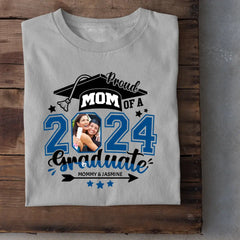 Graduation Mom Pride - Gifts for Mom - Custom Photo Personalized T-Shirt