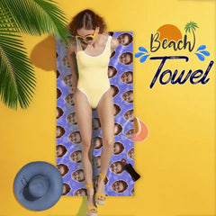 Customized Beach Towels, Personalized Funny Pool Towels With Photos, Gifts For Good Friends